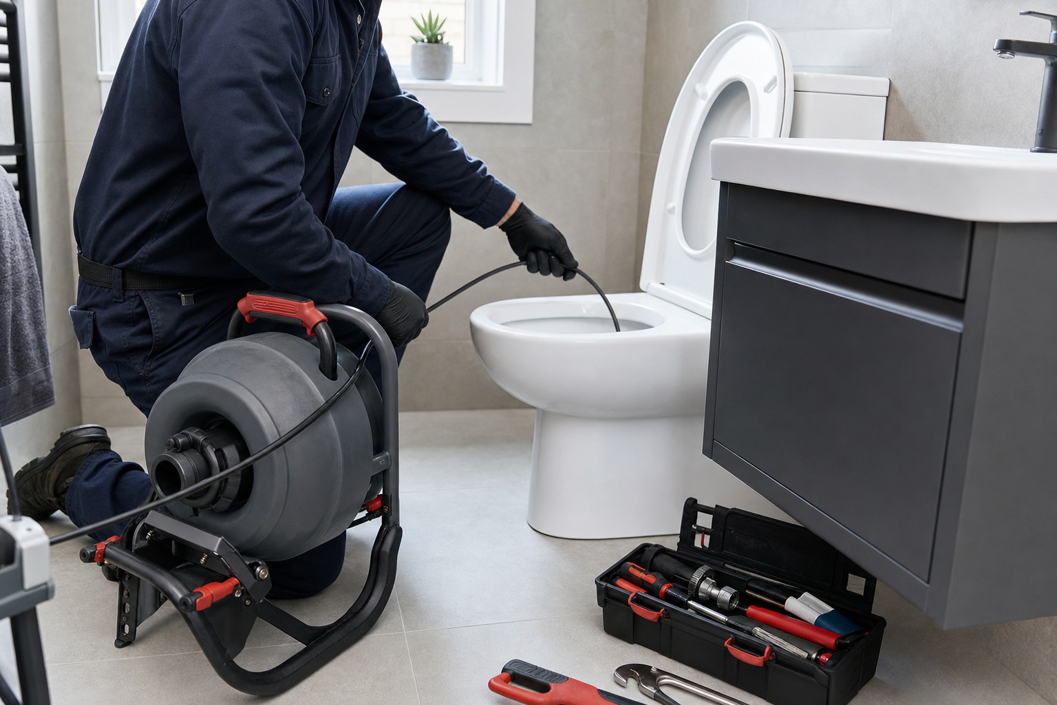 Blocked Drains Longfield service image