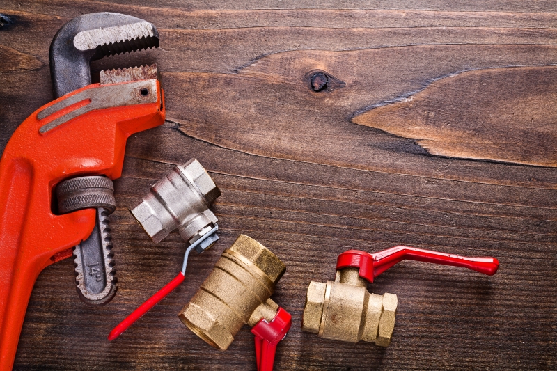 Commercial plumbing work in a Longfield business
